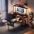 Inbox Zero L-Shaped Desk with LED Lights and Power Outlets-1425299834-1429748153