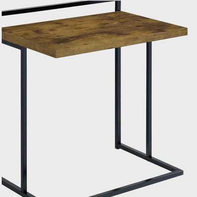 Antique Nutmeg Rectangular Top Snack Table