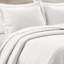 Ensemble de couvre-lit blanc 5 pièces en microfibre-1615229242