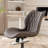 Faux Leather Office Chair Same Color Cushion and Base Task Chair Computer Desk Chair-1355526630