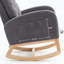 Chaise berçante d'appoint avec repose-pieds et poche de rangement-1789383901