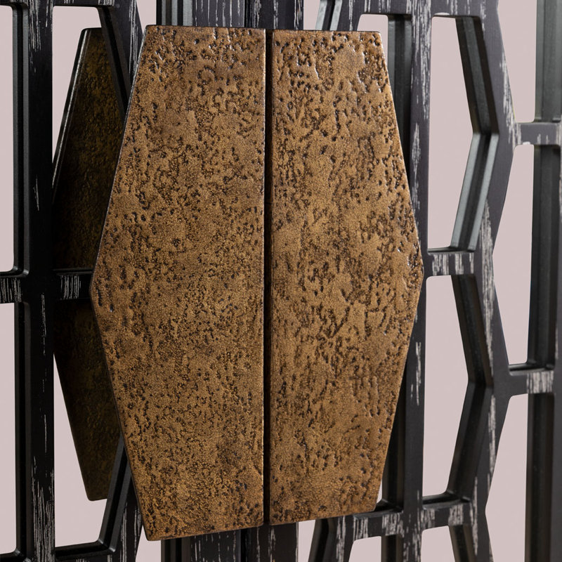 Cambridge Accent Cabinet, Black Limed Ash, Brown