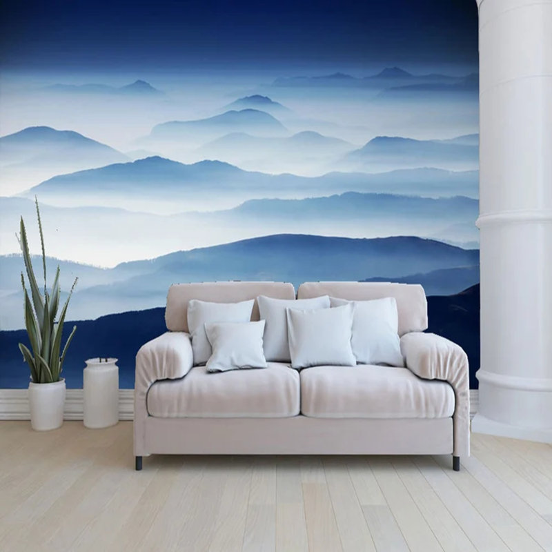 Misty Horizon Blues, 117.96" L x 197" W