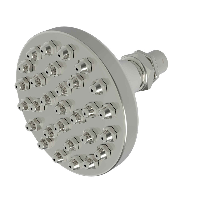 Single Function Shower Head, Flat Black