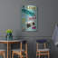 «Love Retro Style» par Elo Marc, art mural en métal-2062321172