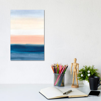 Coastal Strata III by June Erica Vess - Wrapped Canvas Gallery-Wrapped Canvas Giclée