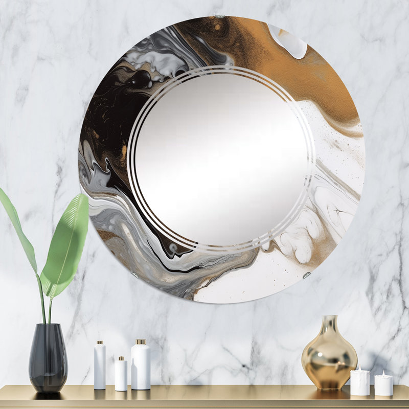 Miroir mural Neppur, 32 po x 32 po