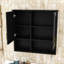 Armoire à pharmacie murale avec miroir, tablettes et portes-1931846420