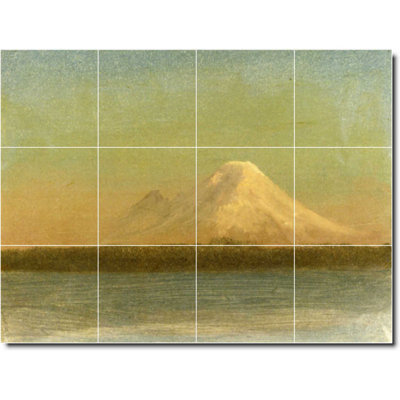 24" x 18" Ceramic Painting Decorative Mural Tile 6" x 6"