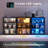 31.5" W Cube Bookcase With Tri-Color Sensor Light, Open Display Shelf-1016128788