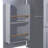 Kitchen Cart With Internal Storage Space, Grey-blue, Keep Your Essentials Organized Stable Wheels, Smooth Movement In-2144901269