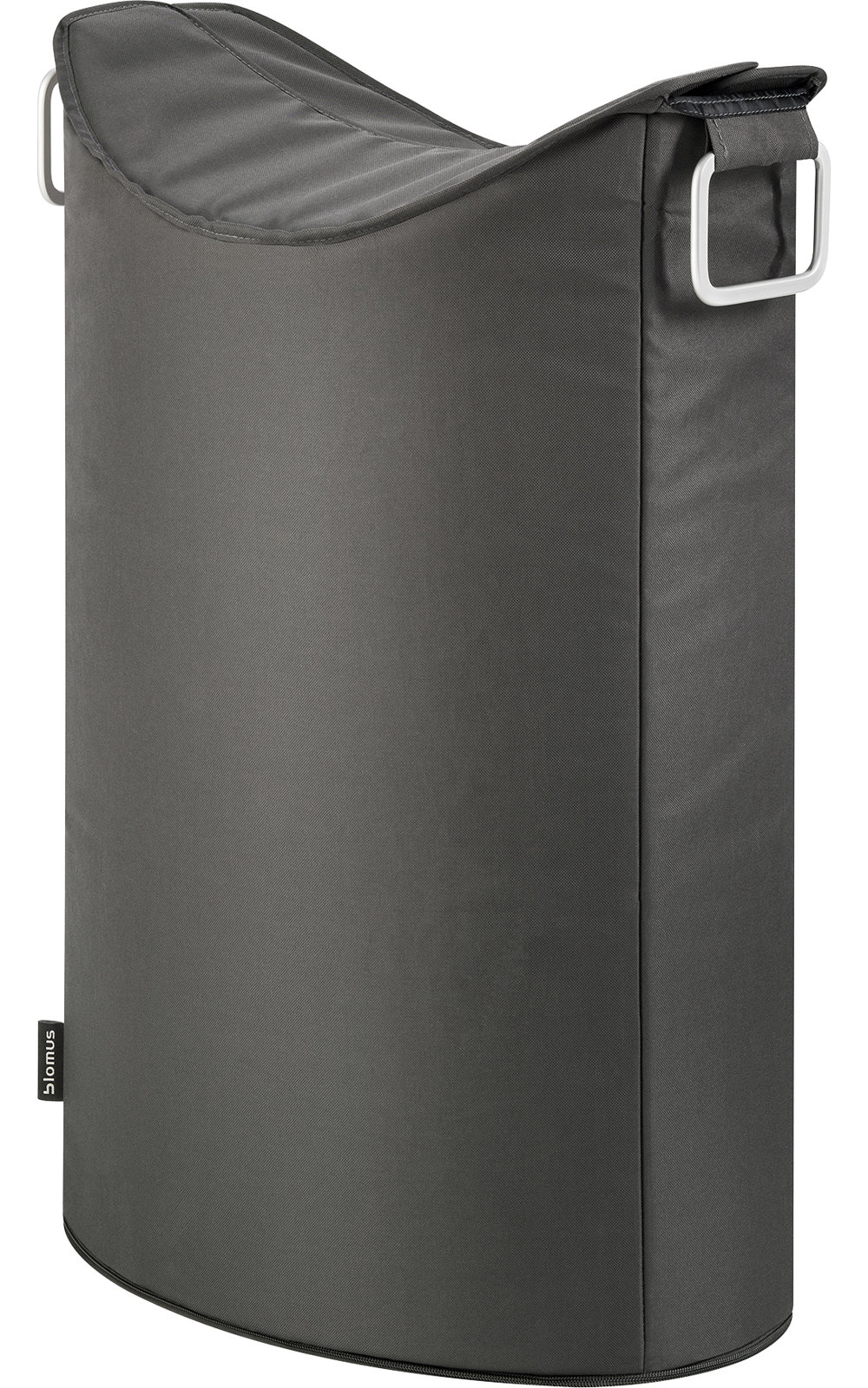 Frisco Fabric Laundry Hamper, Anthracite, 26.8' H x 12.6'' W x 18.5'' D