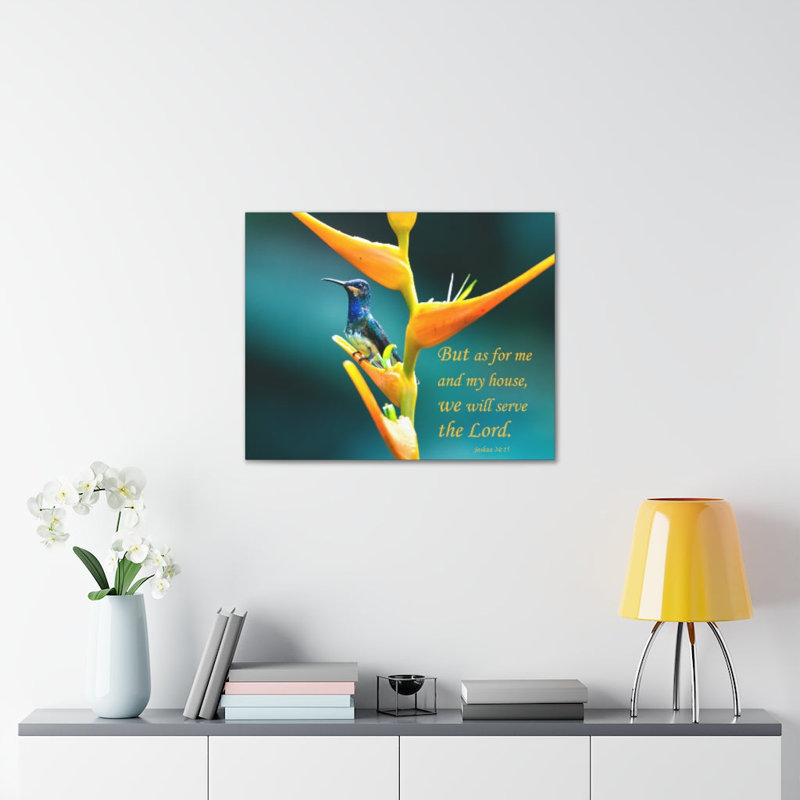 No Frame Print on Canvas, 30.48cm H x 40.64cm W