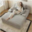 Chaise longue, méridienne surdimensionnée, canapé-lit rembourré, canapé-lit, chaises de lecture, canapés moelleux en fausse fourrure, canapés pour le salon, gris-2006210295