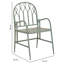 Laurena 45cm H Slat Back Stacking Side Chair in Black-341734766
