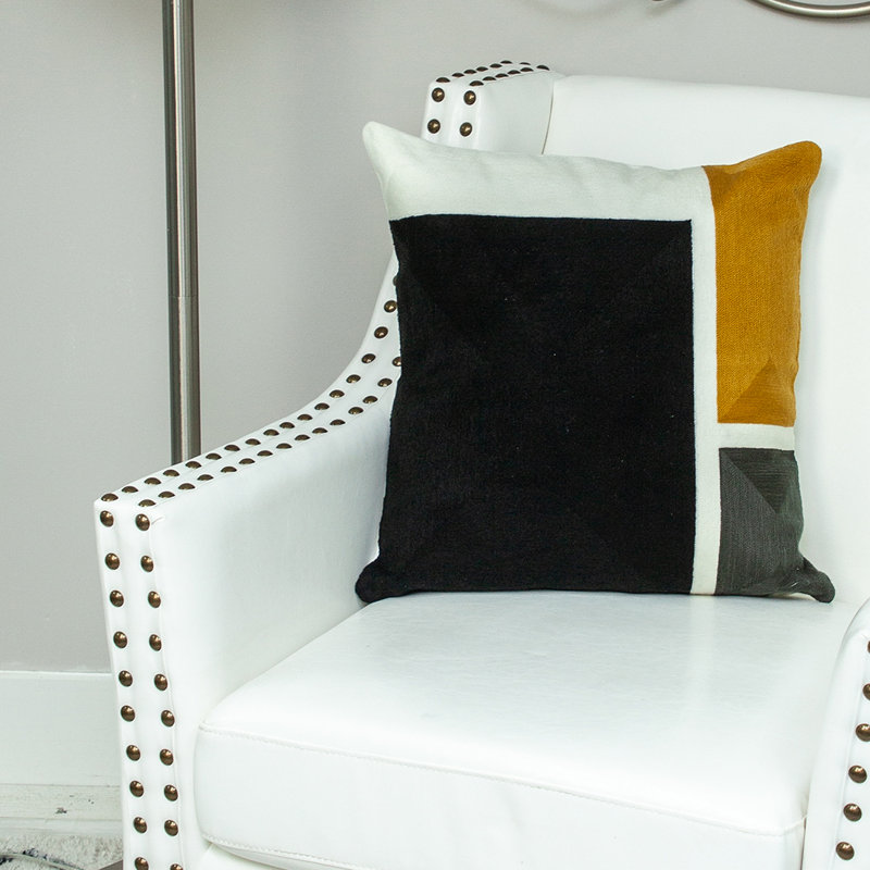 Parkland Collection Scalic Black Throw Pillow