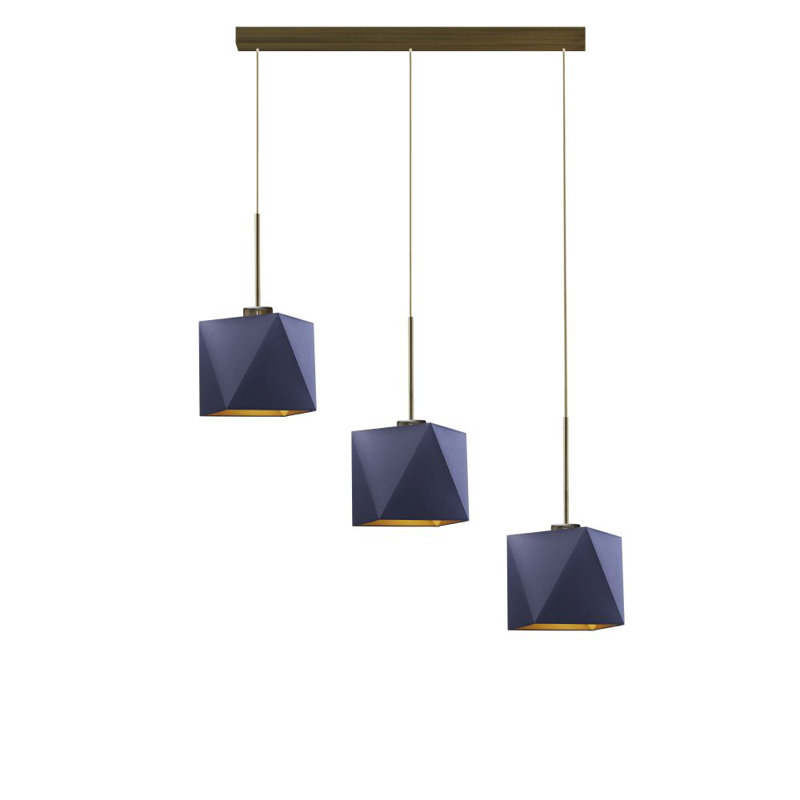 Everette 3 - Light Kitchen Island Pendant, Navy