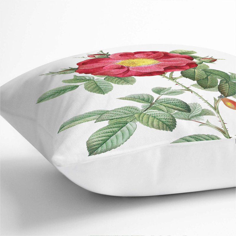 Square Cushion, White, 55cm H x 55cm W x 20cm D