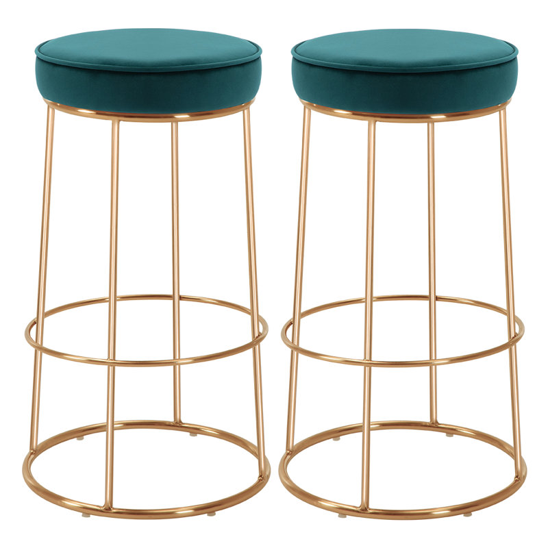 Tabouret de bar 28 po Wilhite, Vert
