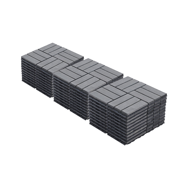 30 carreaux de terrasse à emboîtement