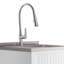 Beckham - Armoire à linge 24 po avec robinet et évier en acier inoxydable - blanc-289081749