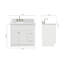 Ensemble de meuble-lavabo simple 37 po Abell-1139134458