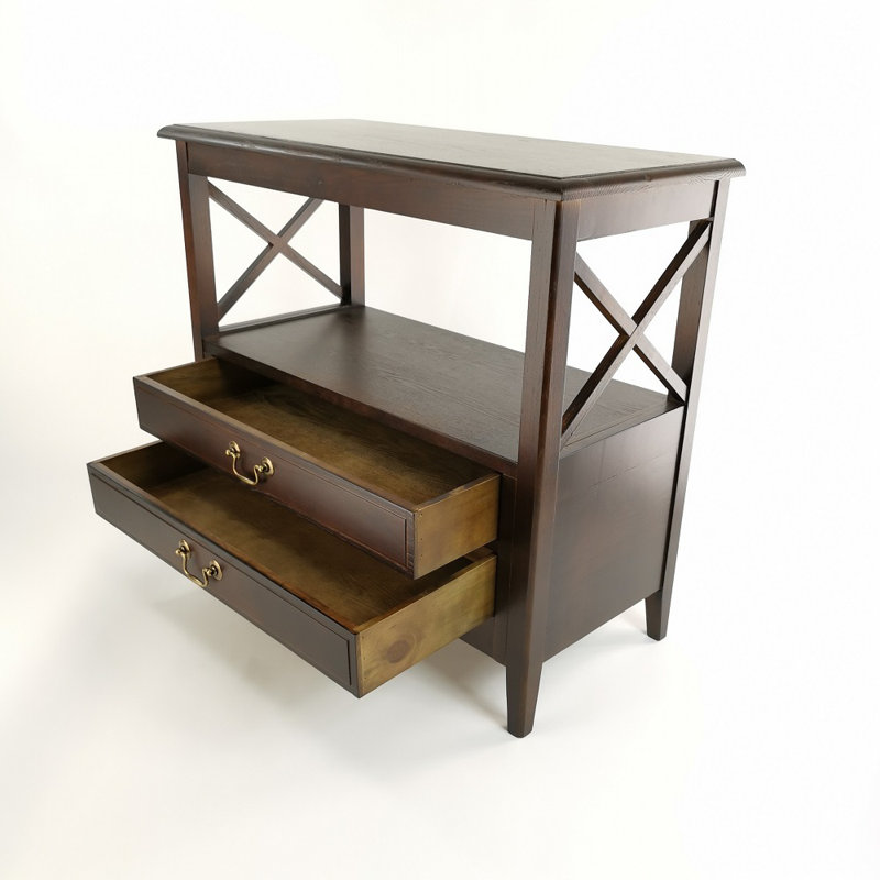 Meuble télé pour téléviseur de 40 po ou moins Varvara, Espresso