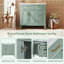 Meuble-lavabo moderne avec lavabo en résine-466268895