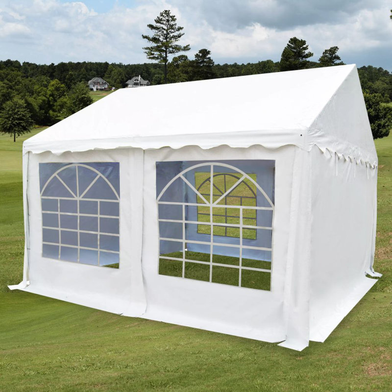 Clarkton Steel Gazebo, White