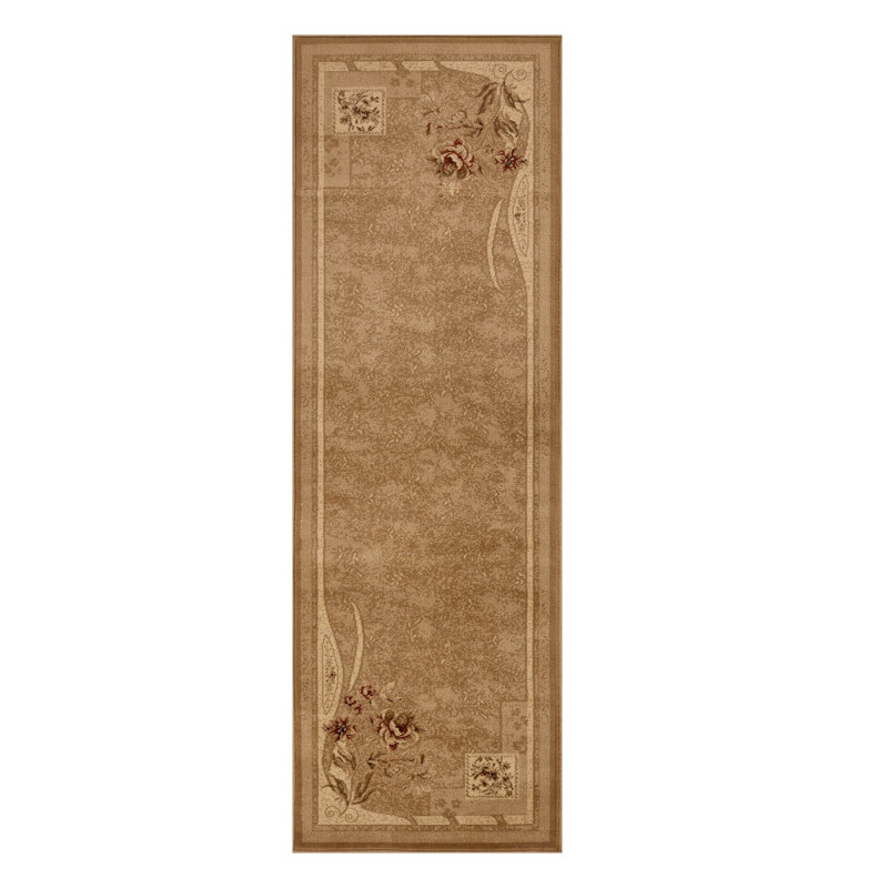 Tapis de couloir 100% polypropylène Alishea, Tapis de couloir 2 pi 6 po x 8 pi