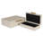 Lusan Rectangular Decorative Box Set - Cream Faux Shagreen-1693151753