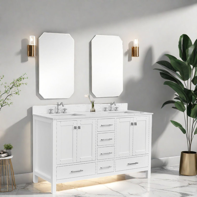 Meuble-lavabo autoportant 60 po Modern