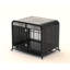 Table de bout en bois robuste avec cage en bois pour animaux de compagnie-252305199-252305196