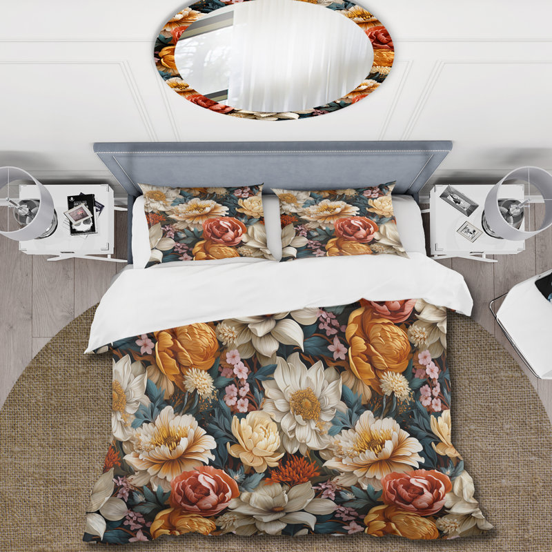 Ensemble de housse de couette Art Nouveau, Housse de couette pour très grand lit et 2 très