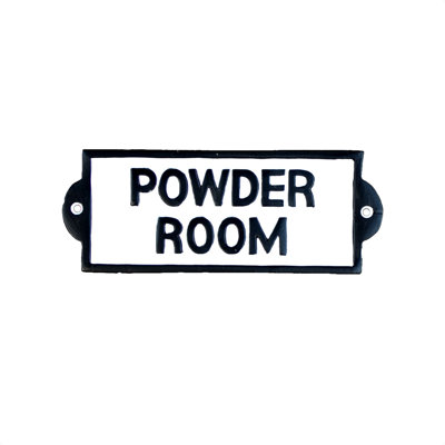 White Powder Room Door Sign Farmhouse Bathroom Wall Plaque Rustic Home Decor White Powder Room Door Sign Farmhouse Bathroom Wall Plaque Rustic Home Decor