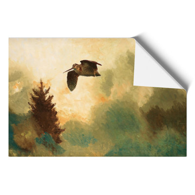 Snipe Bird by Bruno Liljefors - Frameless Print