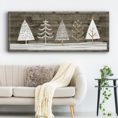 " Wooded White Christmas Collection D "