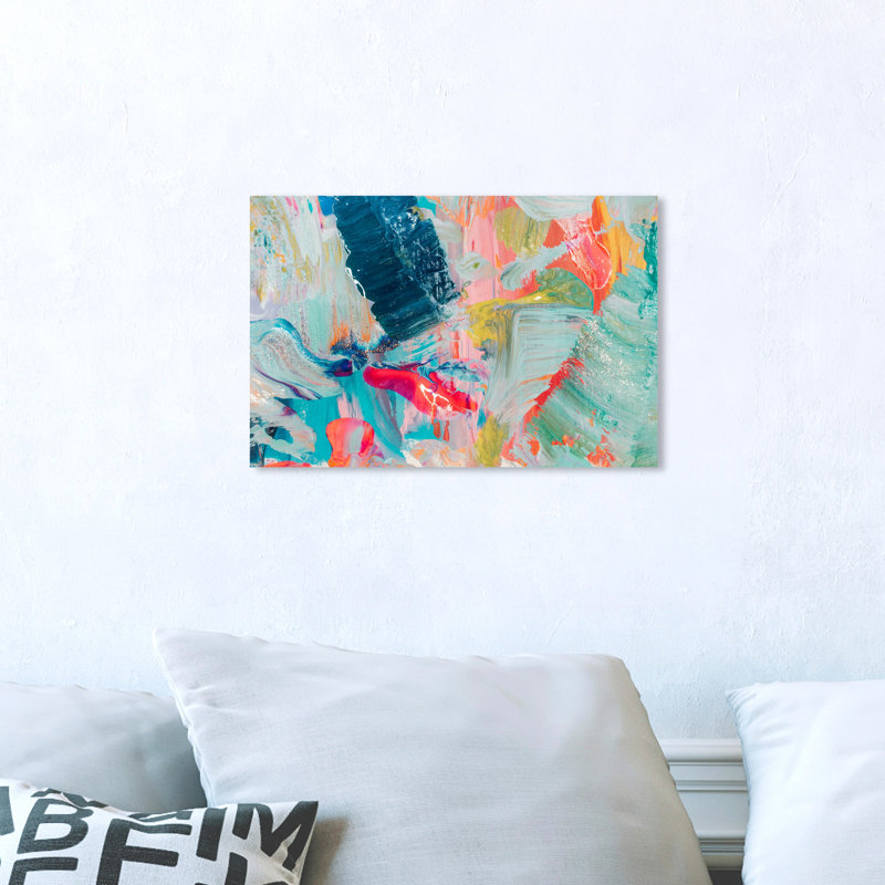 «Abstract That Love Feeling», impression sur toile, H 10 po x l 15 po, Toile tendue, Sans cadre