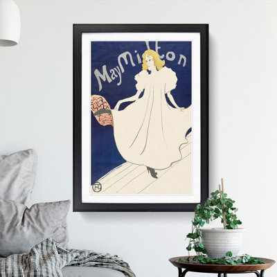 May Milton by Henri De Toulouse-Lautrec - Picture Frame Graphic Art