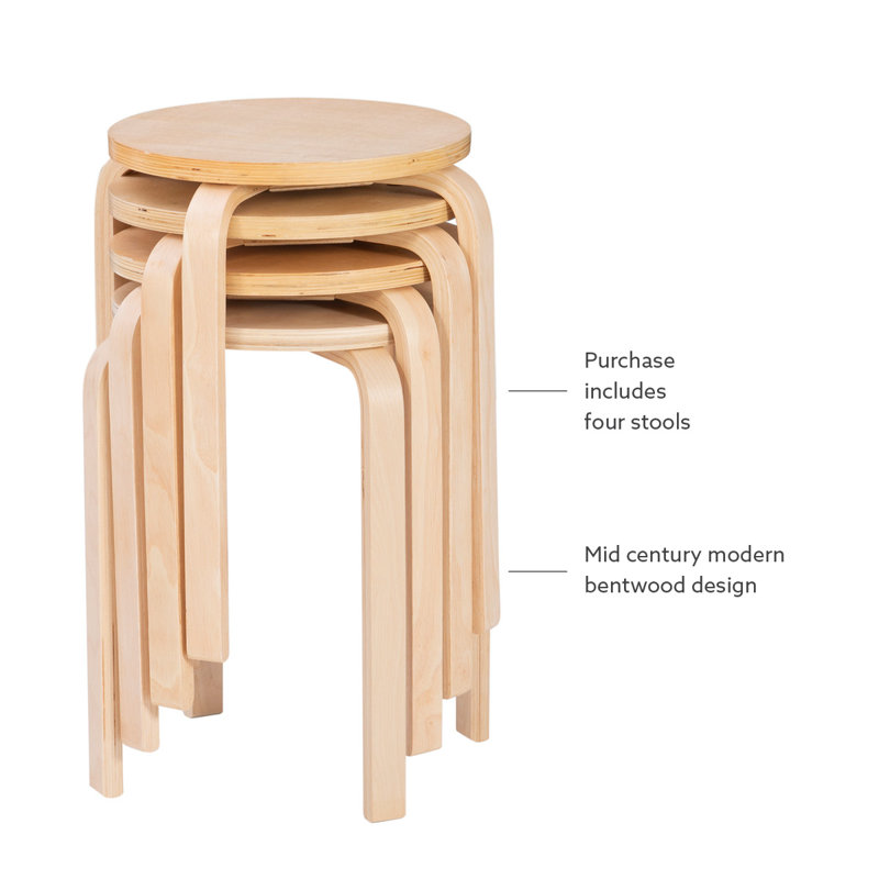 Stackable Ikea Timber Stool Kyrre Stool Ikea Bentwood Stool George
