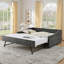 Lit de jour double avec charge USB et lit extensible simple-484138715