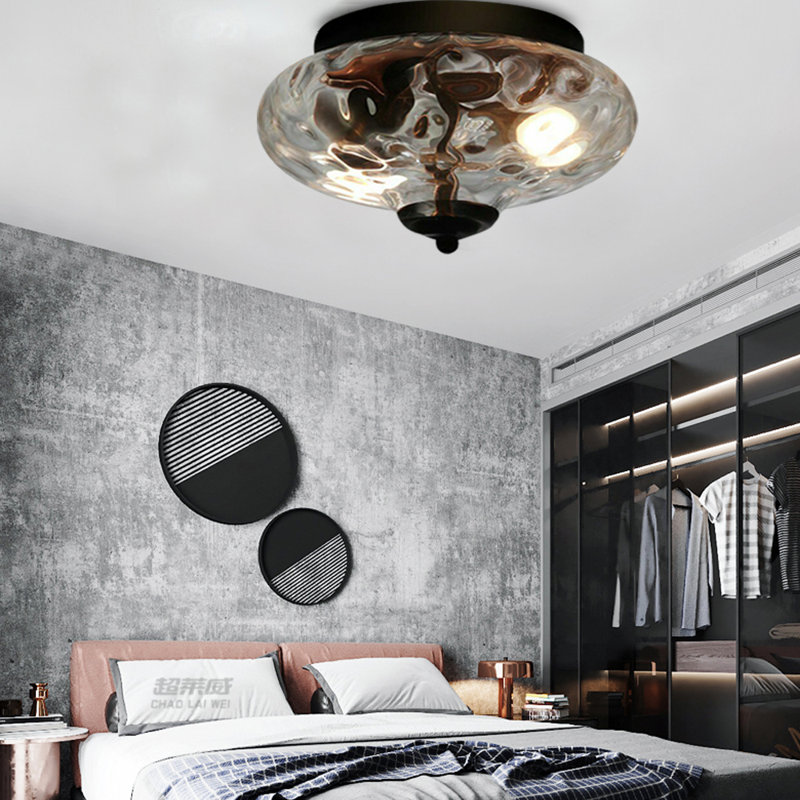 Anshi Glass Flush Mount