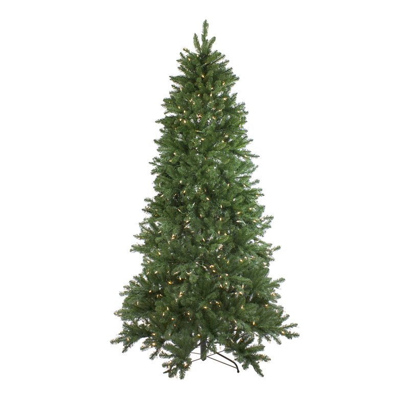 Lighted Artificial Fir Christmas Tree, 9' H
