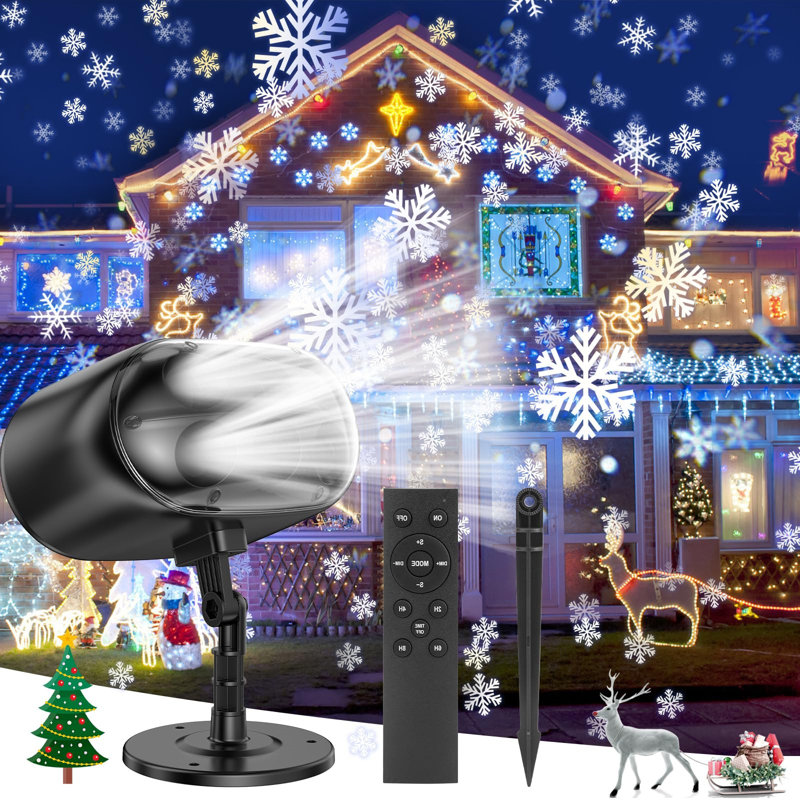 Snowfall LED Light Projector with Realistic Effects