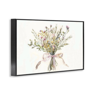 Bouquet of Spring Wildflowers Framed Giclee, design by Creative Studio