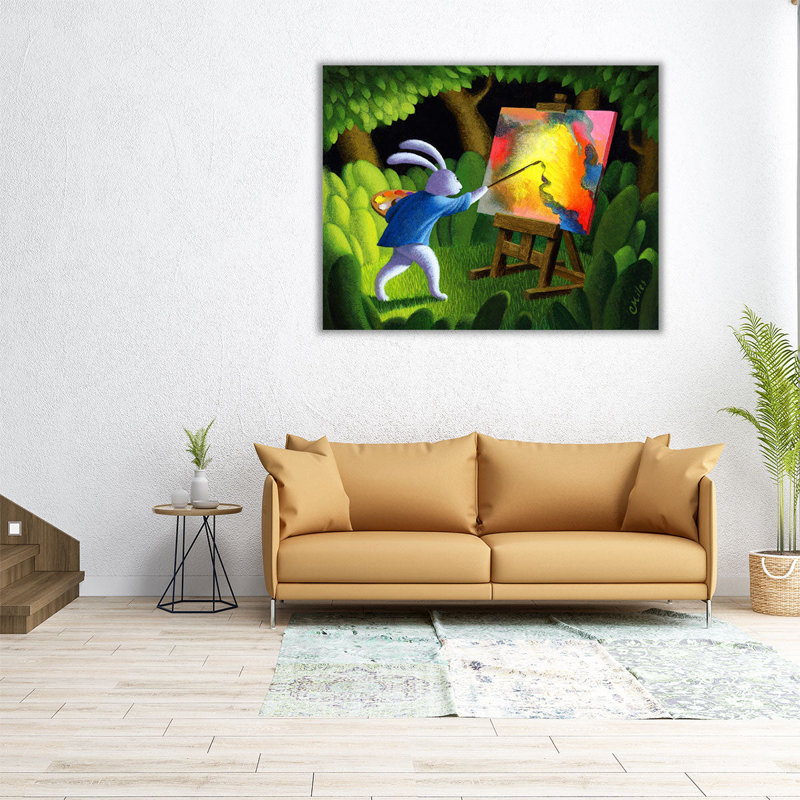 «The Artist», reproduction d'art sur toile, H 32 po x l 40 po