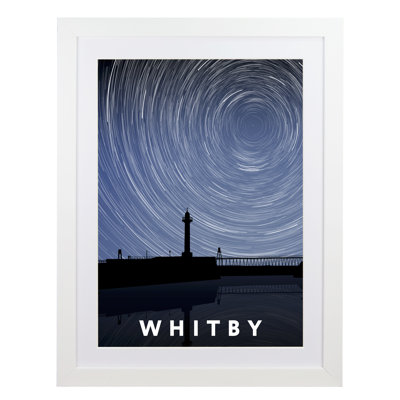 'Whitby Night Timelapse' by Richard O'Neil - Print