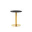 Round Faux Marble Top Metal Base Dining Table-570034837-570034825-570034838