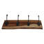 Portemanteaux en bois d'acacia Live Edge