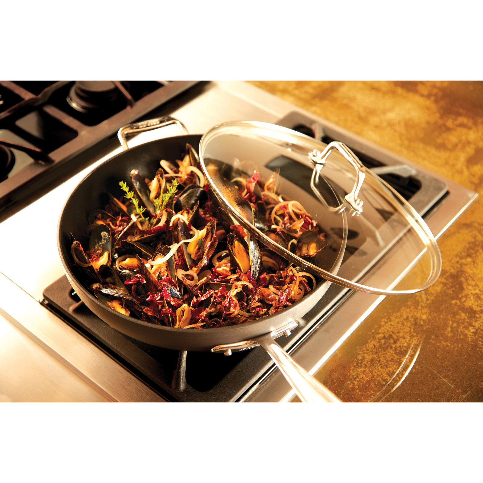 All-Clad Ha1™ 12" Non-Stick Frying Pan with Lid